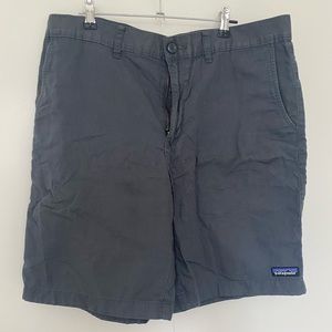 Dark grey Patagonia men’s 34” shorts